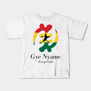 Gye Nyame (Except God) Kids T-Shirt